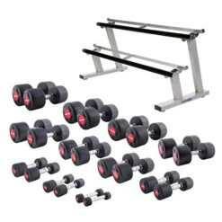 Sport-Thieme Kompakthantel-Set "Gummi" -Fitnessserien Laden 270 9013